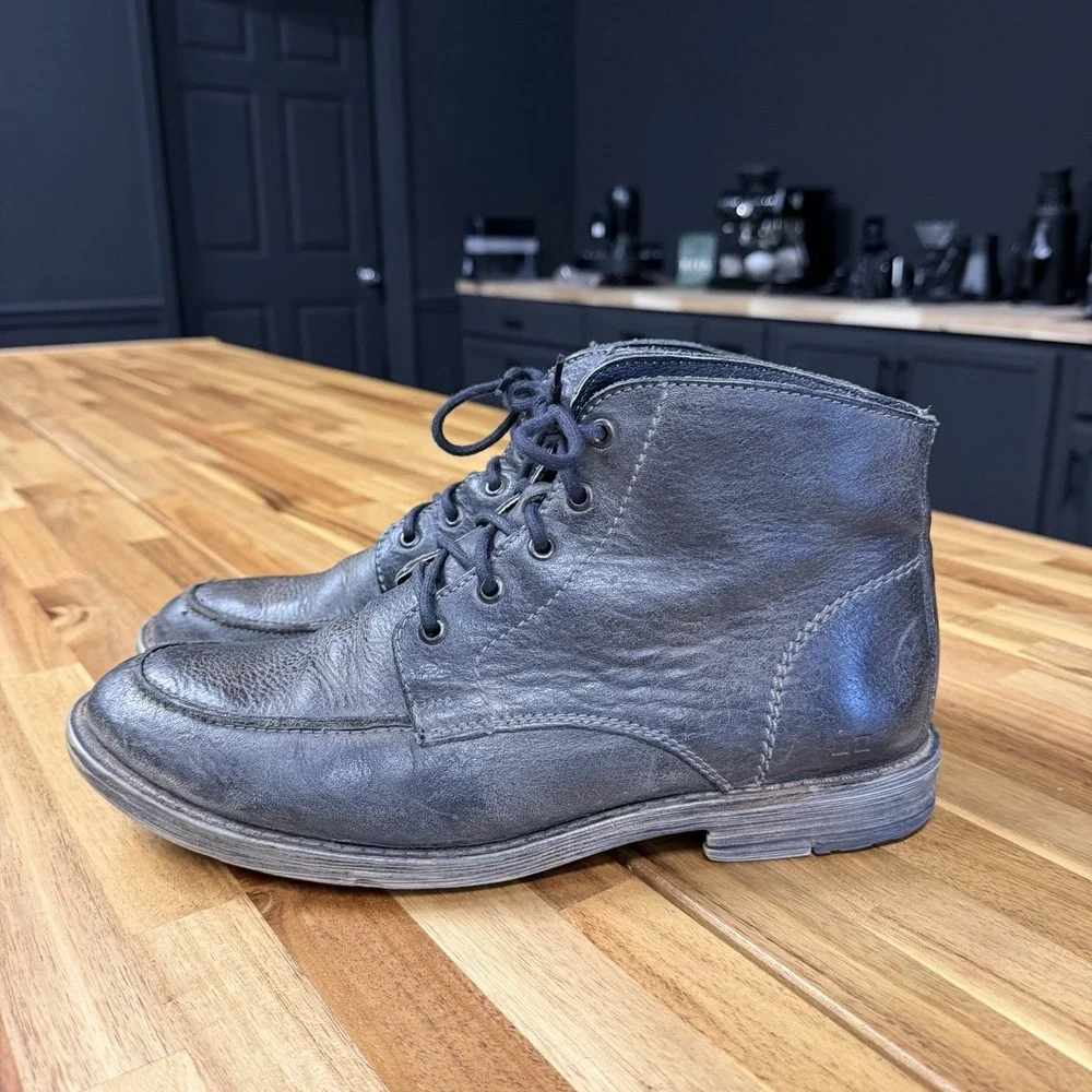Bed Stu Leather Distressed Ankle Boots Men's Size 11 Casual Lace Up Chukka